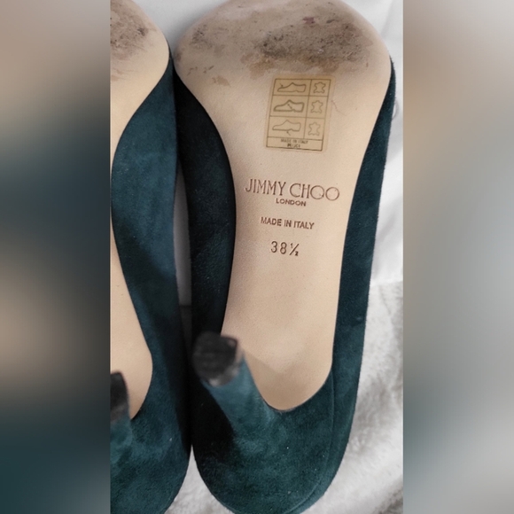 Jimmy Choo Dark Green Women's Shoes - Picture 8 of 10